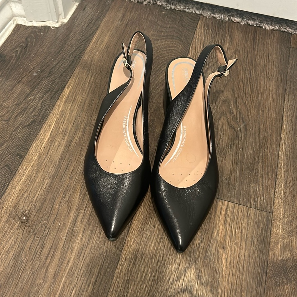 Geox Respira Black Heels